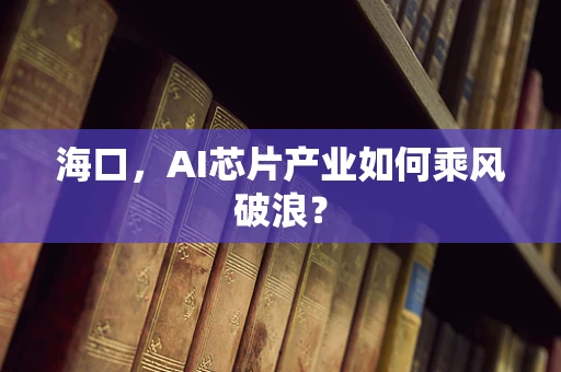 海口，AI芯片产业如何乘风破浪？