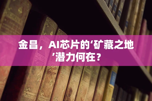 金昌，AI芯片的‘矿藏之地’潜力何在？