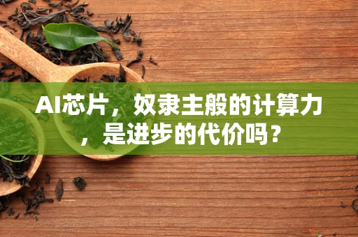 AI芯片，奴隶主般的计算力，是进步的代价吗？