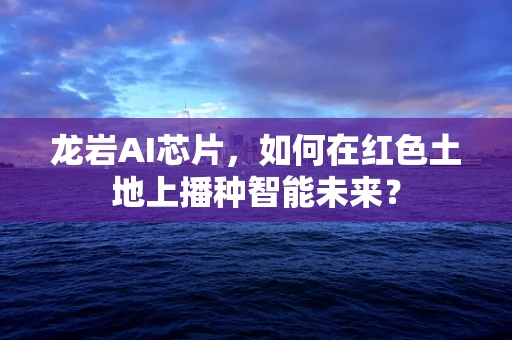 龙岩AI芯片，如何在红色土地上播种智能未来？