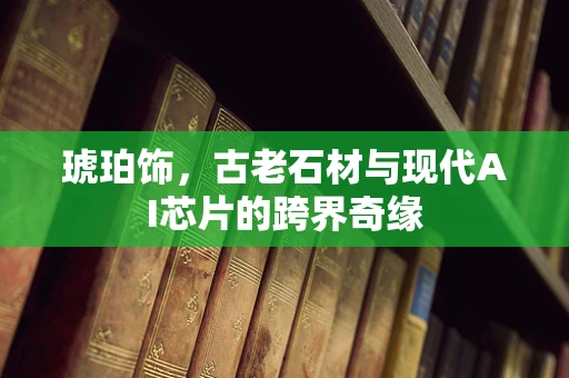 琥珀饰，古老石材与现代AI芯片的跨界奇缘