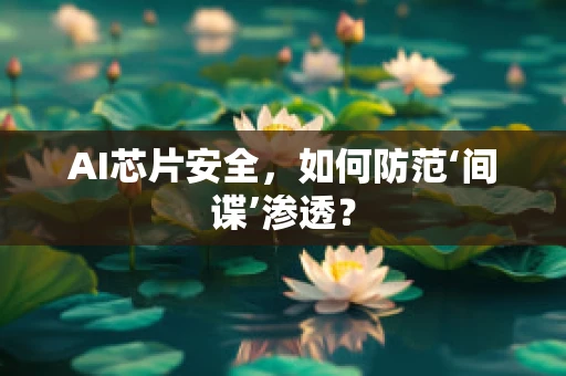 AI芯片安全，如何防范‘间谍’渗透？