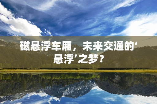 磁悬浮车厢，未来交通的‘悬浮’之梦？